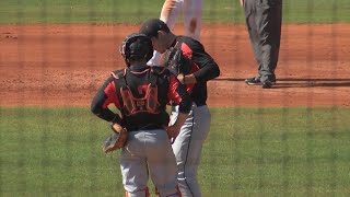 TWU rallies to eliminate Milligan in AAC Baseball Tournament semis [upl. by Alasteir]