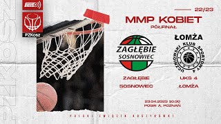 Zagłębie Sosnowiec  UKS 4 Łomża 12 MMP U15 Kobiet [upl. by Dorry]