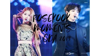 ♡ ROSEKOOK MOMENTS  GDA 2019  TILL THE END OF TIME ♡ [upl. by Lorelei739]