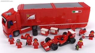 LEGO Speed Champions F14 T amp Scuderia Ferrari Truck review [upl. by Iline]