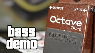 Boss OC2 Octave Bass Demo [upl. by Ennasirk]