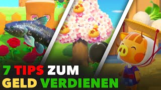 7 TIPS zum GELD verdienen  Animal Crossing New Horizons Tutorial [upl. by Licastro250]