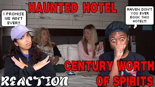 COUPLES REACT TO HAUNTED HOTEL WITH MACKIE AND AMANDA  RAE amp JAE [upl. by Okim]