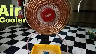 Air Cooler Fan with Copper Pipe using Plastic container Easy life hacks [upl. by Kirstin]