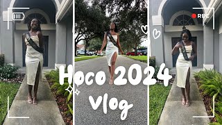 Homecoming 2024 Vlog  GRWM Hoco Queen McDonalds etc [upl. by Aloise]