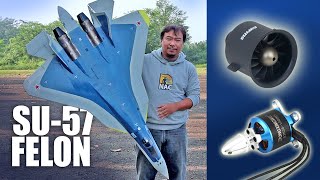 DIY Su57 Felon with Ducted Fan or Pusher Prop  Which One is Better [upl. by Maribel]