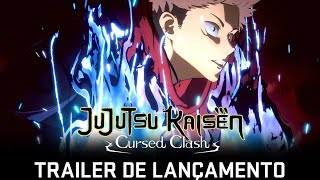 JUJUTSU KAISEN CURSED CLASH  Trailer de Lançamento [upl. by Constantina]