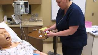 How To Administer IV Medication Using Gravity Infusion  Sutter Infusion Pharmacy Services [upl. by Rhea241]