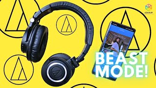 AUDIOTECHNICA ATHM50XBT2  An old favorite goes wireless and why thats awesome 🔥🤘🔥 [upl. by Imiaj]