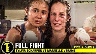 FIGHT OF THE YEAR  SYLVIA SCHARPER VS MARNELLE VERANO WORLD TITLE SHOWDOWN  FULL FIGHT [upl. by Olympe]