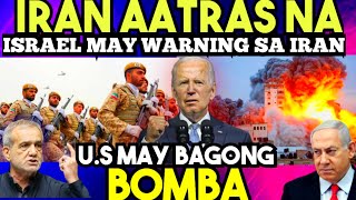 BREAKING NEWS IRAN AATRAS NA ISRAEL may MATINDING WARNING SA IRAN [upl. by Eronel]