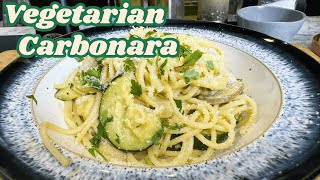 Vegetarian Spaghetti Carbonara [upl. by Leinnad778]