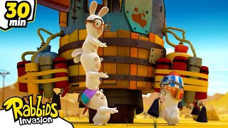 1 für alle alle für einen 🌖 Ziel Mond  Rabbids Invasion der Rabbids  Cartoon für Kinder [upl. by Rennerb194]