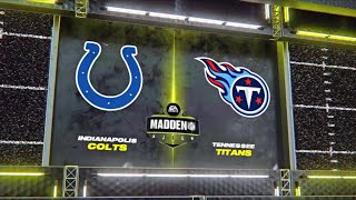 Colts vs Titans Week 6 Simulation  Madden 25 Rosters [upl. by Liamsi]