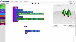 BlocksCAD Modules Part 1 [upl. by Attenal]