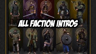 Total War Attila  All Faction Intro Videos [upl. by Schuh]