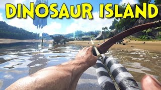 DINOSAUR ISLAND  Ark Survival Evolved  Ep1 [upl. by Renckens154]