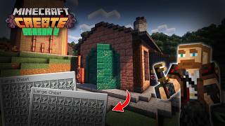 I built an ANDESITE FACTORY in Minecraft Create Mod [upl. by Sladen106]