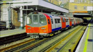 🚇 1996 TUBE STOCK departing KINGSBURY London Underground [upl. by Cooe293]