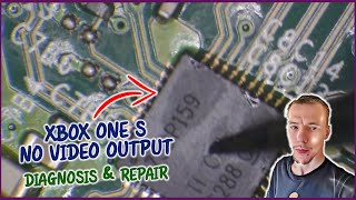 Xbox One S No Video Output To TV  HDMI RetimerRedriver Diagnosis And Repair [upl. by Aidni]