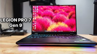 Legion Pro 7i Gen 9 Review  Cool Fast and Quiet [upl. by Borchert]