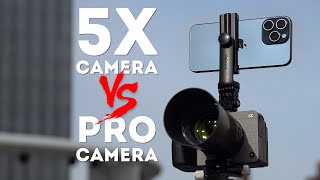 SHARPEST Lens EVER vs iPhone 15 Pro Max 5X Camera [upl. by Yance917]