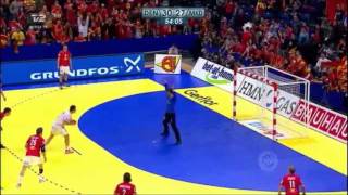 Mikkel Hansen VS Kiril Lazarov EHF EURO 2012 Championship Denmark VS Macedonia [upl. by Nnairrehs315]