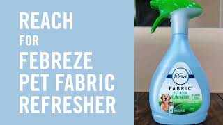 Febreze Fabric Refresher  Pet Odor Fighter [upl. by Aicinat]