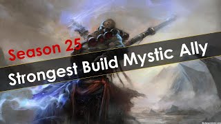 Diablo 3 Season 25 Inna Mystic Ally Monk Build Guide Best Build By Far [upl. by Ylecara]