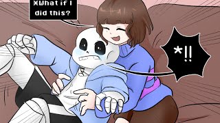 Sans vs Frisk【 Undertale Comic Dub Compilation 】 [upl. by Nilahs]