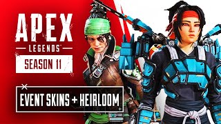 NEW Apex Legends RAIDERS Collection Event Skins amp Wattson Heirloom Animations [upl. by Nadine]