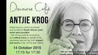 FVZS Discourse Café Antjie Krog SUMMARY [upl. by Yelyak]