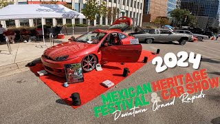 2024 Mexican Heritage Festival amp Car Show In Downtown Grand Rapids MI [upl. by Jamey298]