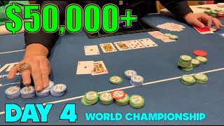 50000 WIN DAY 4 ALL IN vs Main Event Champion Hitting Miracle Rivers Poker Vlog Ep 293 [upl. by Kohsa]