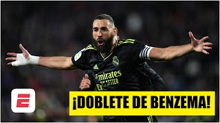 GOL DE BENZEMA Real Madrid le gana 20 al Valladolid  La Liga [upl. by Sellihca]