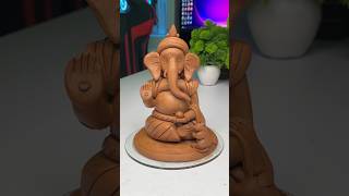 Ganesh ji making with Clay Ganpati idol murti making with Clay shorts short clay [upl. by Pastelki]