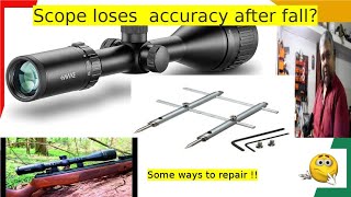 Scope Accuracy lost after fallHow to resolve zeroing fault improve accuracy in Rifle Scopes [upl. by Adnuhsor]