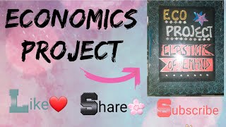 Economics project  Elasticity of demand  class 11 [upl. by Neumark295]