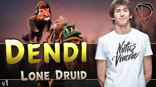 Dendi Lone Druid Gameplay Highlights v1 [upl. by Firooc806]