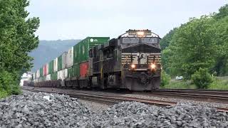 Various NS Trains at Leetsdale PA  Fort Wayne Line [upl. by Diba380]