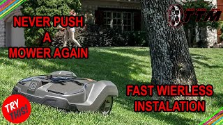 HUSQVARNA AUTOMOWER 450X EPOS INSTALATION FULL REVIEW [upl. by Aklam871]