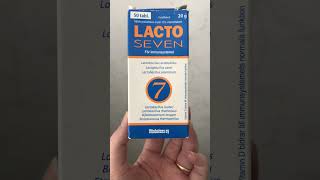 Lacto Seven probioticsshort review lactoseven probiotics healthygut gutbacteria productreview [upl. by Lehpar]