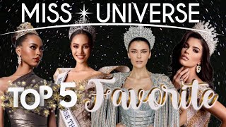 TOP 5 CHOICE FAVORITE MISS UNIVERSE 2024 JULY EDITION SECOND LEADERBOARD [upl. by Laurinda]