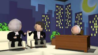 Xtranormal Presidential Debate Herbert Spencer vs Franz Boaz [upl. by Ynner]