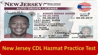 New Jersey CDL Hazmat Practice Test [upl. by Yanaton]