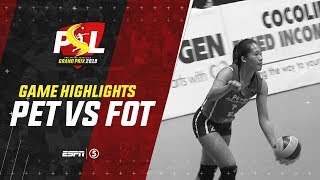 Highlights Petron vs Foton  PSL Grand Prix 2019 [upl. by Soiritos]