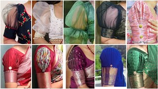 Simple Blouse Puff Sleeve Designs 2024Blouse Sleeve Designs IdeasBaju Ki DesignBlouse Design [upl. by Huai]