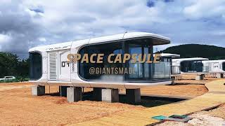 【GIANTSMADE】🌊Space Capsule spacecapsule container house Homestay fyp luxury [upl. by Ihteerp]