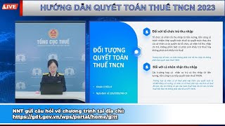 QTT TNCN 2024 MỚI NHẤT 🔥 FULL VIDEO TỔNG CỤC THUẾ TẬP HUẤN QUYẾT TOÁN THUẾ TNCN 14032024 [upl. by Yoreel]