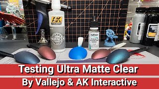 Testing Ultra Matte Clears By Vallejo amp AK Interactive [upl. by Debby]